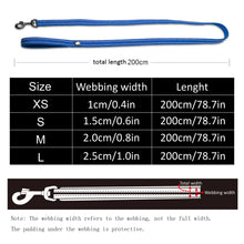 Load image into Gallery viewer, Reflective Padded Nylon Mesh Pet Leash
