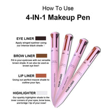 Load image into Gallery viewer, 4-in-1 Multi-functional Makeup Pencil
