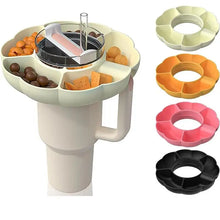 Load image into Gallery viewer, Silicone Snack Tray For Stanley 40 oz Tumbler with handle
