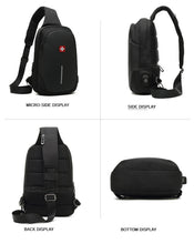 Load image into Gallery viewer, Men&#39;s Casual Chest/Shoulder Bag
