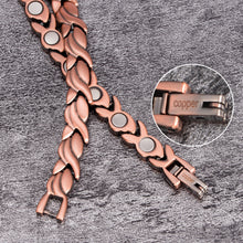 Load image into Gallery viewer, Magnetic Pure Copper Bracelets for Health Energy Bangles for Arthritis - yourhealthandfitnessshop
