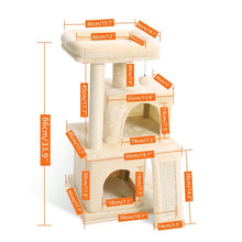 Load image into Gallery viewer, Cat Condo with Soft Perch Fully Wrapped Scratching Sisal Post, Multiple Choices - yourhealthandfitnessshop
