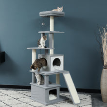 Load image into Gallery viewer, Cat Condo with Soft Perch Fully Wrapped Scratching Sisal Post, Multiple Choices - yourhealthandfitnessshop
