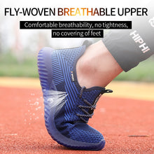Load image into Gallery viewer, Men Steel Toe Safety Work Shoes, Breathable, Lightweight, Comfortable, Anti-slip - yourhealthandfitnessshop

