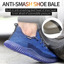 Load image into Gallery viewer, Men Steel Toe Safety Work Shoes, Breathable, Lightweight, Comfortable, Anti-slip - yourhealthandfitnessshop
