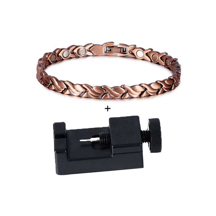 Magnetic Pure Copper Bracelets for Health Energy Bangles for Arthritis - yourhealthandfitnessshop