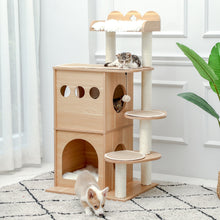 Load image into Gallery viewer, Cat Condo with Soft Perch Fully Wrapped Scratching Sisal Post, Multiple Choices - yourhealthandfitnessshop
