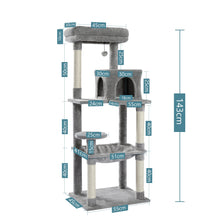 Load image into Gallery viewer, Cat Condo with Soft Perch Fully Wrapped Scratching Sisal Post, Multiple Choices - yourhealthandfitnessshop
